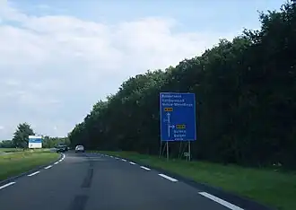 Verkeersbord aan de N379