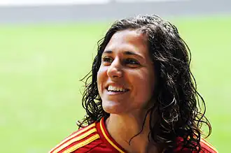 Boquete als speelster van Spanje