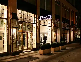Vestiging Versace in Wenen