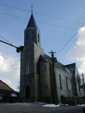 De kerk van Vesqueville