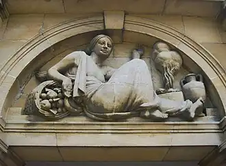 Reliëf boven entree