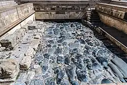 Stuk van de Via Domitia in het centrum van Narbonne