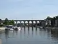 Spoorviaduct over de Mayenne