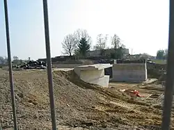 Pijler van het viaduct