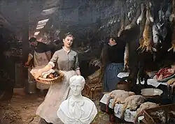 Een hoek van de markthallen