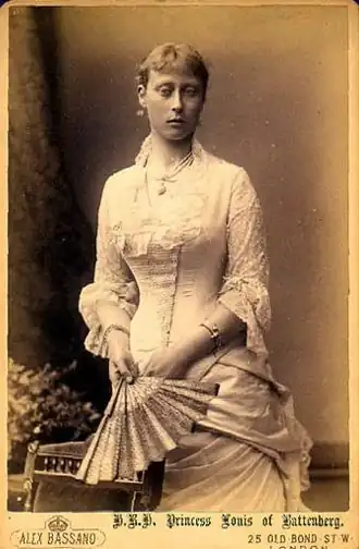 Victoria Maria van Hessen-Darmstadt, ca. 1878