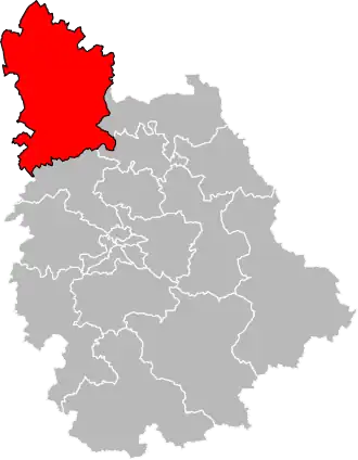 Locatie van het kanton