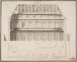 Leendert Viervant, ontwerp voor de Ovale Zaal van Teylers Museum