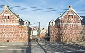 Toegang tot de begraafplaats