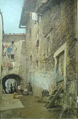 Uitzicht op Mazzolada, 1896