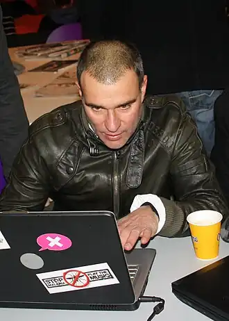 Viggo Waas tijdens 3FM's Serious Request-actie in 2009