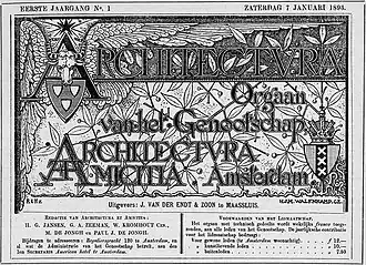 Vignet van de eerste jaargang