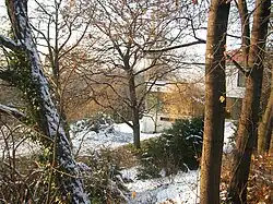 Villa Tugendhat, zicht links vanaf de straat