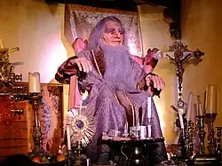 Animatronic van Hugo in de tweede voorshow anno 2015