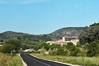 Gezicht op Latour-de-France