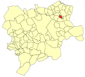 Kaart van Villavaliente