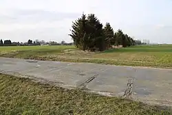 Restanten bij station Villers-Aubigny in 2019