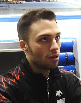 Labrie tijdens wereldbekerwedstrijd (2006)