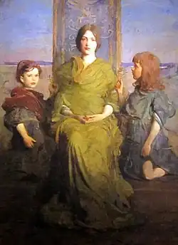 Virgin enthroned, 1891, Smithsonian American Art Museum, Washington