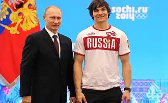 Wild met de Russische president Poetin