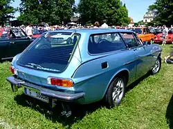 Achterkant van een P1800ES