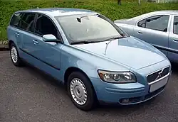 Volvo V50 (2004-2007), vooraanzicht