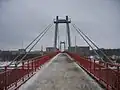 Voetgangersbrug over de Moskva-rivier