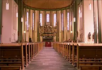 Interieur van deze kerk