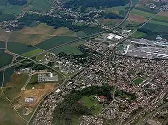 Thourotte vanuit de lucht