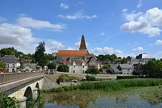 Gezicht op Preuilly-sur-Claise