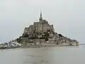 Mont Saint-Michel bij hoogwater