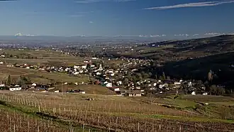 Gezicht op Le Perréon