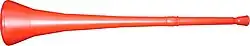Vuvuzela van oranje plastic