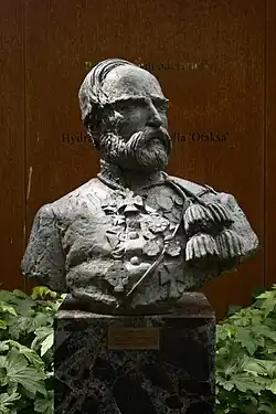 Buste van Von Siebold door Gerard van der Leeden in het SieboldHuis in Leiden.