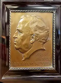 Plaquette Abraham Kuyper