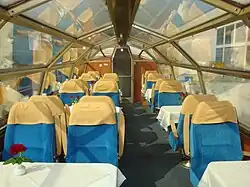 Interieur van de uitzichtskoepel