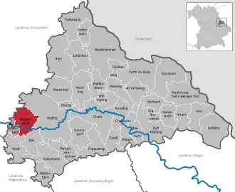 Kaart van Walderbach