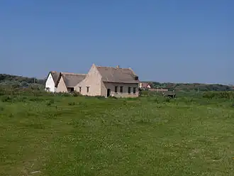 Getrouwe reconstructie van de vissershuisjes