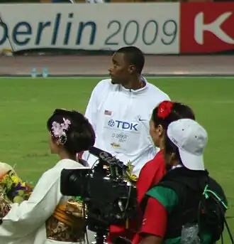 Walter Davis op de WK van 2007 in Osaka.