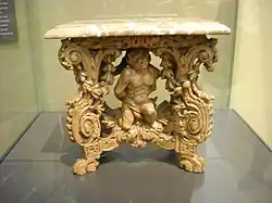 Ontwerp van een wandtafel