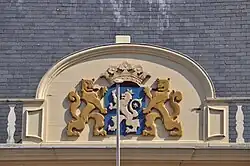 Oude wapenschild op het stadhuis