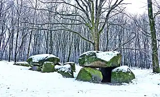 Wappengrab Groß Berßen, onderdeel van de Hünengräberstraße des Hümmling