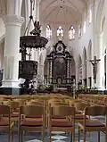 Interieur van de kerk