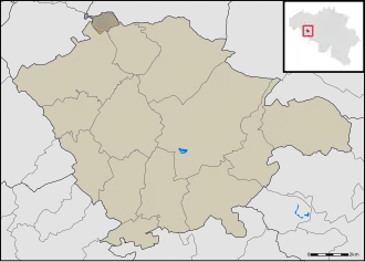 Kaart van Wattripont