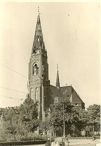 De kerk in 1952