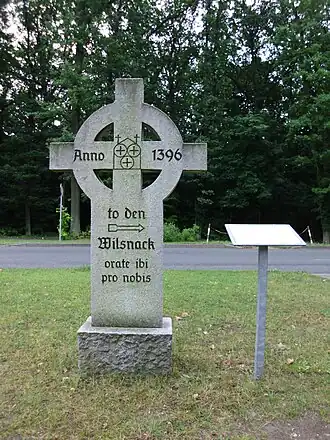 Recent wegkruis (in 2008 opgericht)