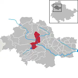 Kaart van Weinbergen