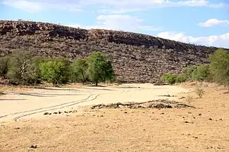 Wit-Nossob ten westen van Witvlei