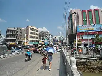 Straat in Wenchang