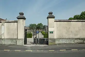 Toegang tot de begraafplaats